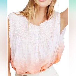 Free People Gradient Sleeveless Blouse